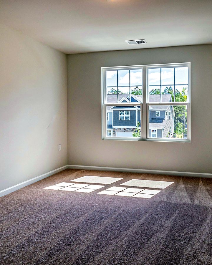 Empty newly built room ready for post-construction cleaning